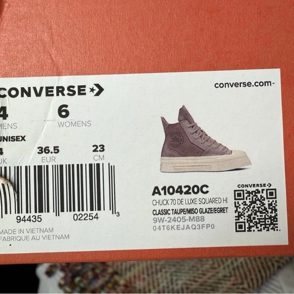 Womens Converse Chuck 70 De Luxe Squared Coffee Break - Picture 10 of 10